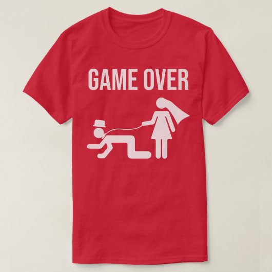 Funny Bride Groom Bachelor Bachelorette Wedding Gr Tシャツ (デザイン正面)