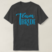 Funny Bridesmaid Bride Bachelorette Party Team Bri Tシャツ (デザイン正面)