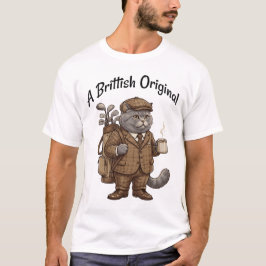 Funny British Shorthair Cat Golf T-Shirt Tシャツ