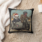 Funny British themed Christmas クッション (ブランケット)
