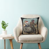 Funny British themed Christmas クッション (椅子)
