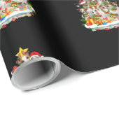 Funny Brittany Spaniel Christmas Tree Ornament Dec ラッピングペーパー (ロールコーナー)