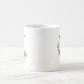 Funny Brittany Spaniel Dog Business Suit Coffee  コーヒーマグカップ (中央)