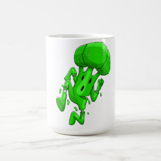 Funny Broccoli Cartoon コーヒーマグカップ