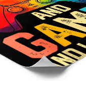 Funny Brother Gamer Graphic Tee Men Boys Teens Vid ポスター (角)