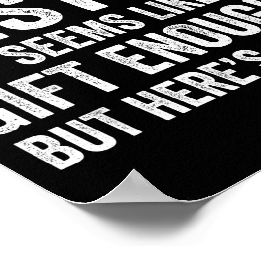 Funny Brother Sarcastic Sibling Humor Quote From S ポスター (角)