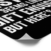 Funny Brother Sarcastic Sibling Humor Quote From S ポスター (角)