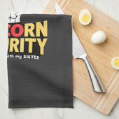 Funny Brother Unicorn Security Dont Mess With My S キッチンタオル (四つ折り)