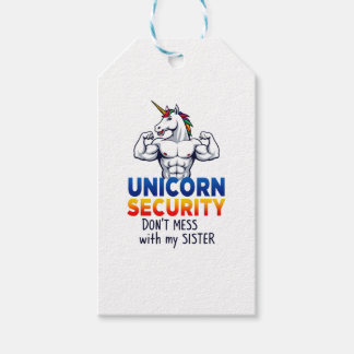 Funny Brother Unicorn Security Dont Mess With My S ギフトタグ