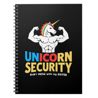 Funny Brother Unicorn Security Dont Mess With My S ノートブック