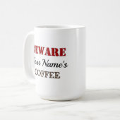 Funny Brown Dog コーヒーマグカップ (正面左)