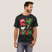 Funny Bruh 67 Six Seven 6 7 Meme クリスマス ボーイズ サンタ Tシャツ (正面フル)