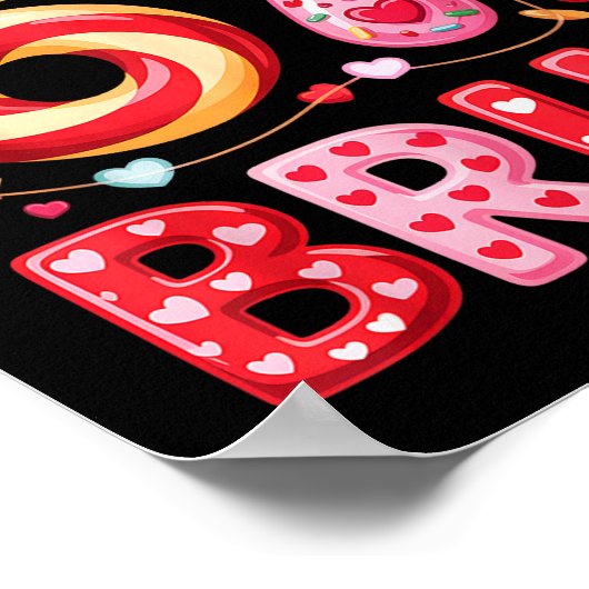 Funny Bruh 67 Six Seven Meme Valentines Day Outfit ポスター (角)