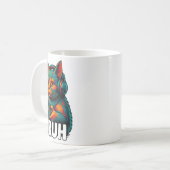 Funny Bruh Cat Gamer Video Games Gaming For Men Bo コーヒーマグカップ (正面左)