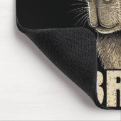 Funny Bruh Meme Capybara Lover Cool Sungles For Me マウスパッド (コーナー)