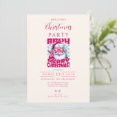 Funny Bruh Merry Christmas 招待状 (スタンド正面)