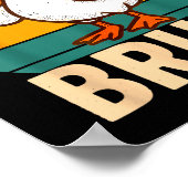 Funny Bruh Retro Duck 6 7 Meme Kids Teen Boys ポスター (角)