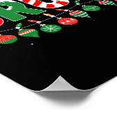 Funny Bruh Saying Bro Greeting Christmas Meme Teen ポスター (角)