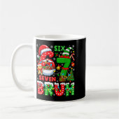 Funny Bruh Six Seven 6 7 Meme Christmas 67 Boy Gir コーヒーマグカップ (左)