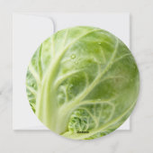 Funny Brussels 'Sprout-standing' Christmas Humor シーズンカード (裏面)