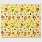 Funny Bugs ラッピングペーパー (フラット)