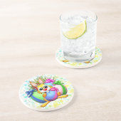 Funny Bunny biting an Easter Egg コースター (側面)