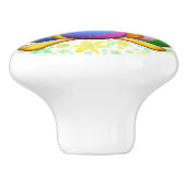 Funny Bunny biting an Easter Egg セラミックノブ (側面)