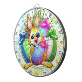 Funny Bunny biting an Easter Egg ダーツボード (正面右)