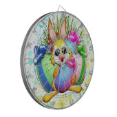 Funny Bunny biting an Easter Egg ダーツボード (正面左)