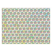 Funny Bunny biting an Easter Egg テーブルクロス (正面(横))