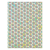 Funny Bunny biting an Easter Egg テーブルクロス (正面)