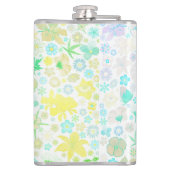 Funny Bunny biting an Easter Egg フラスク (裏面)