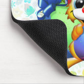 Funny Bunny biting an Easter Egg マウスパッド (コーナー)