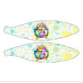 Funny Bunny biting an Easter Egg ミニバスケットボール (パネル)