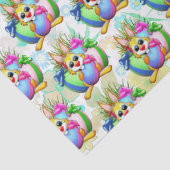 Funny Bunny biting an Easter Egg 薄葉紙 (詳細)