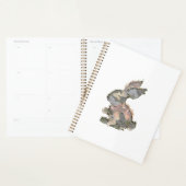 Funny Bunny Crochet Patchwork Camo Rabbit Happy Ea プランナー手帳 (ディスプレー)