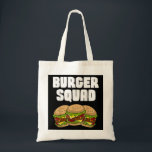 Funny Burger Art For Men Women Hamburger Cheesebur トートバッグ<br><div class="desc">Funny Burger Art For Men Women Hamburger Cheeseburger Lover</div>