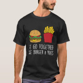 Funny Burger Quote Hamburger Cheeseburger Lover 3 Tシャツ (正面)