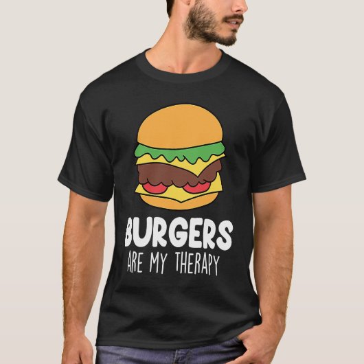 Funny Burger Quote Hamburger Cheeseburger Lover 7 Tシャツ (正面)