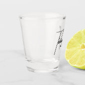 Funny Burnout Shot Glass - Technically Alive Mood ショットグラス (左)