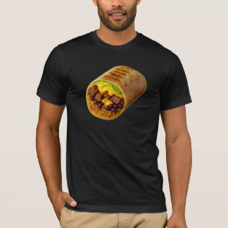 funny burrito for lovers tシャツ
