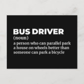 Funny Bus Driver Definition ポストカード (正面)