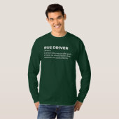 Funny Bus Driver Definition Tシャツ (正面フル)