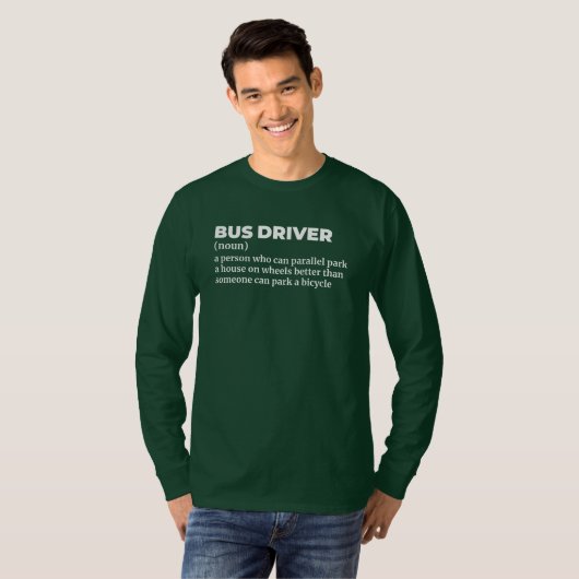 Funny Bus Driver Definition Tシャツ (正面フル)