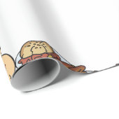 Funny Busy Waitress Overworked Server ラッピングペーパー (ロールコーナー)