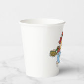 Funny Busy Waitress Overworked Server 紙コップ (右)