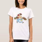 Funny Busy Waitress Overworked Server Tシャツ (正面)