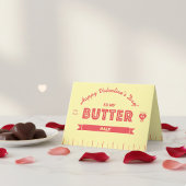 Funny Butter Stick Better Half Valentine's Day カード