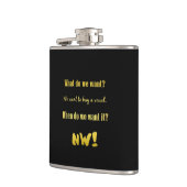 Funny Buy a Vowel — Now! フラスク (左)