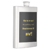 Funny Buy a Vowel — Now! フラスク (右)